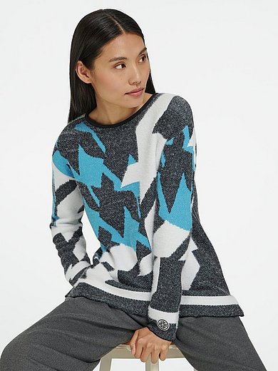 faber-woman-trui-met-ronde-hals-multicolour